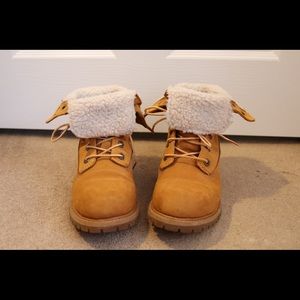 TIMBERLAND | Teddy fleece fold down boot